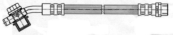 Jarruletku (Taka-akseli)  art. 50050X