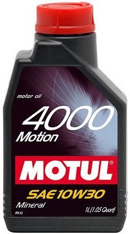 Moottoriöljyt Moottoriöljy MOTUL 4000 MOTION 10W-30 A1/B1 1L  art. 102813