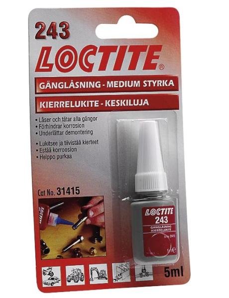 Voiteluaineet, rasvat, silikonit ja muut aineet Kierrelukite 5ml  art. LOC2435ML