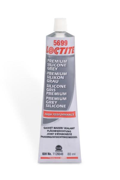 Voiteluaineet, rasvat, silikonit ja muut aineet Silikonitiiviste 80ml harmaa  art. LOC5699GREY80ML