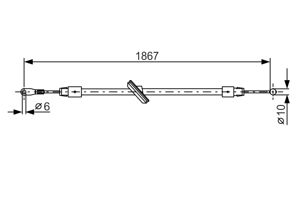 Vaijeri, seisontajarru (Edessä)  art. 1987482028