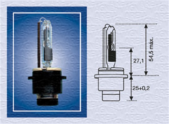 Polttimot XENON Polttimo, kaukovalo D2R, P32D-3, 85 V, 35W (Etuakseli)  art. 002542100000