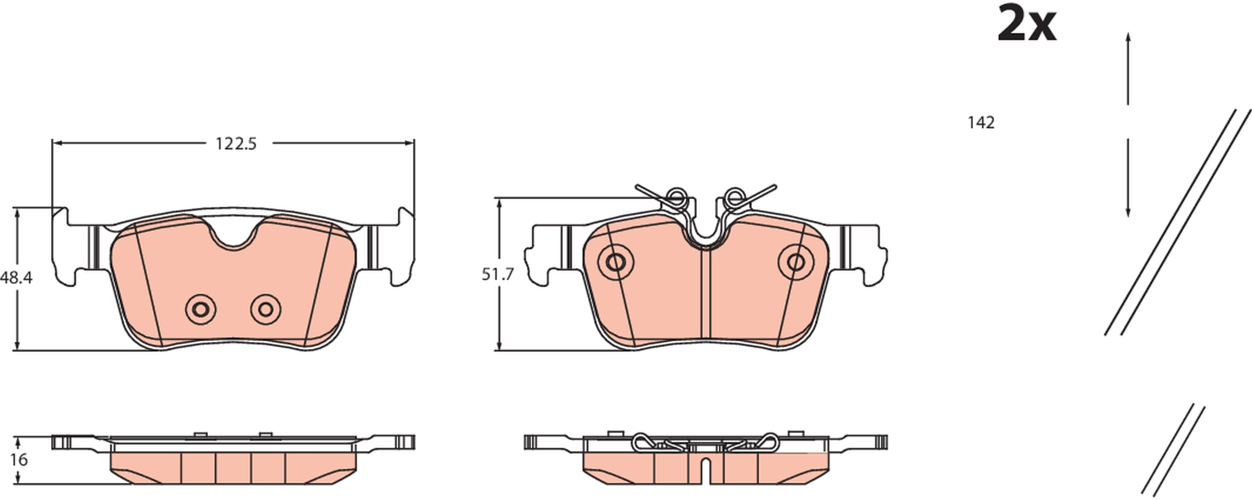 Jarrupala, levyjarru (Taka-akseli)  art. GDB2499