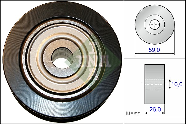 Ohjainrulla, moniurahihna (59)  art. 532073710