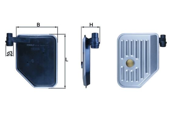 Hydrauliikkasuodatin, automaattivaihteisto (Suodatinpanos)  art. HX156