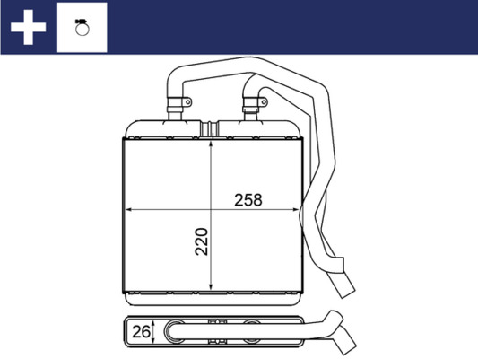 Lämmityslaitteen kenno  art. AH12000S