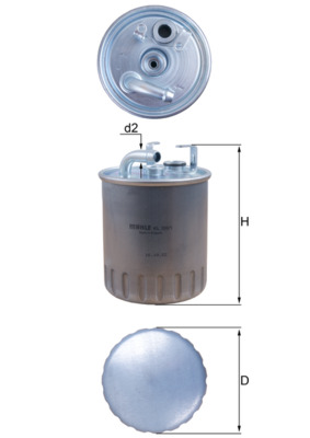 Polttoainesuodatin  art. KL1001